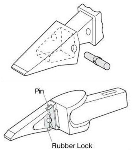 OEM PC400 30mm Bucket Pins 09244-03036 For Komatsu Excavator