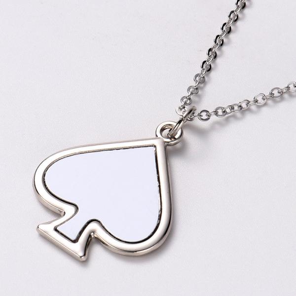 Custom Metal Necklace Fashion Unique Jewelry Necklaces For Heat Transfer Durable