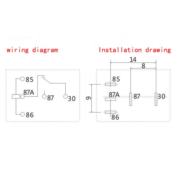 Tianyi CHINT Songle relay 12V OMRON 24V automotive headlamps air conditioning fan relay