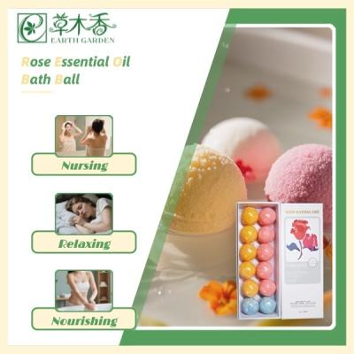 Rose Fragrance Essential Oil Bath Ball Aromatherapy For Relaxing Body And Mind SPA