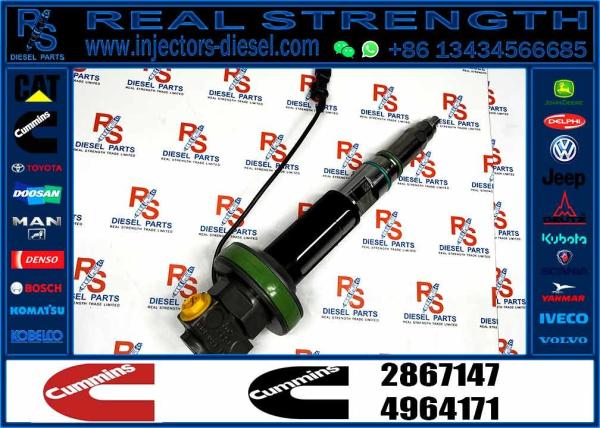 Practical Hot Sale Cummins injector 4964170 4955524 4955527 2867147 for Cummins K19 Qsk19 fuel Injectors