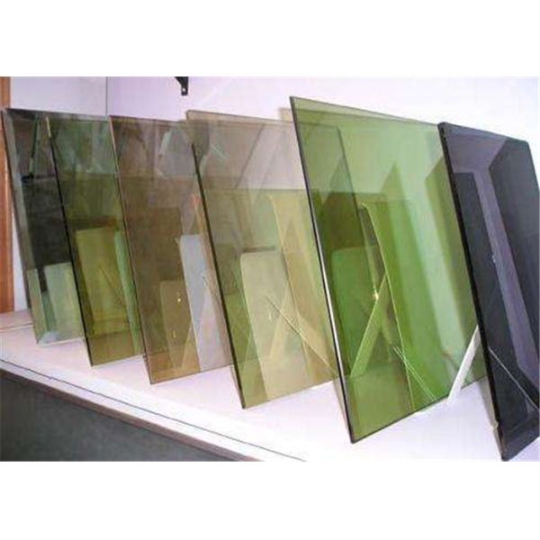 High Transmittance Gold Reflective Glass , Silver Reflective Glass For Green House