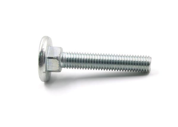 Hex Neck Flat Round Head Screw , Phillips Drive Small Flat Head Screws