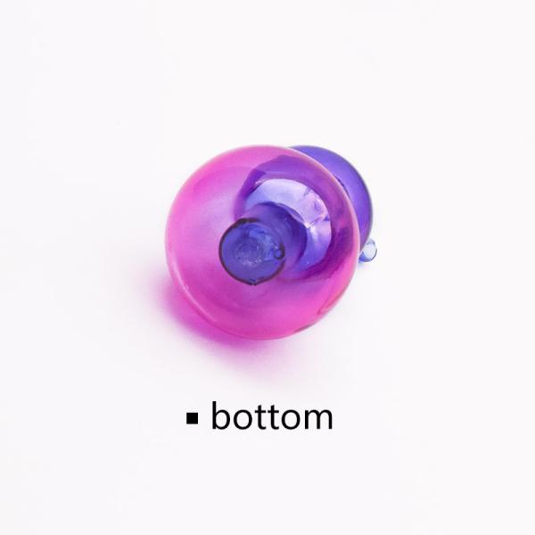 A cabaça roxa do Borosilicate 150℃ deu forma à tubulação de vidro do cachimbo de água