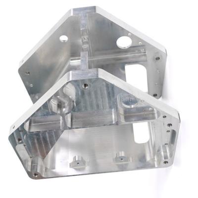O bloco fazendo à máquina de trituração personalizado do metal do serviço do CNC da linha central da precisão 5 fez à máquina as peças de alumínio anodizadas