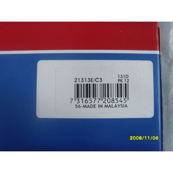 GCr15 P4 21313E Stainless Steel Roller Bearing 65 Mm ×140mm ×33mm OEM Accept