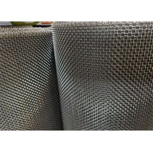 Flat Top Crimped Wire Mesh Stable Woven Structure Metal Screen For Industrial Vibrating Sifter