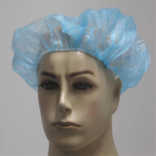 Double Ribbon Disposable Head Caps For Medical Surgical Doctor Nurse Using