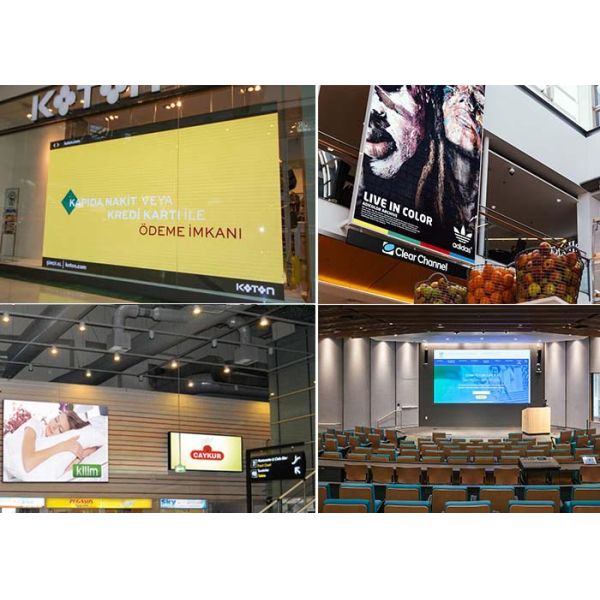 Super Slim Indoor LED Display 2880Hz Refresh 4K Video Wall Advertising Board