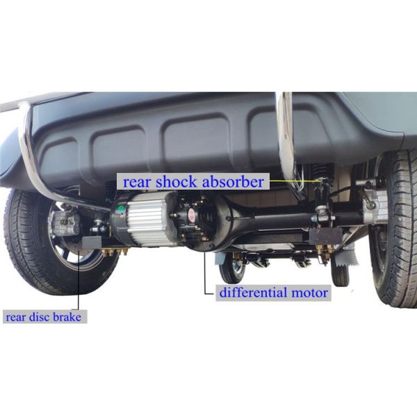 1200W Electric Four Wheeler Car Brushless Adult Electric Delivery Car