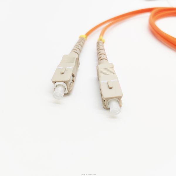 High Speed Fiber Optic Cables LC UPC To ST UPC Fiber Optic Patch Cord Custom FTTH Optical Fiber Cable