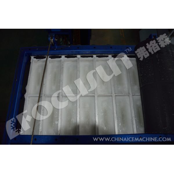 Milky White 27 Tons Direct Refrigeration Block Ice Maker with Video Outgoing-Inspection