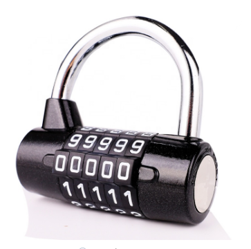 5-digit Code Security Password Zinc Alloy Combination Padlock for Gym Toolbox Cabinet-RARLUX L05 Model Eco-Friendly & Durable