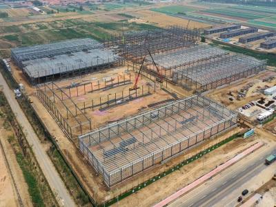 A Steel Frame Under Construction