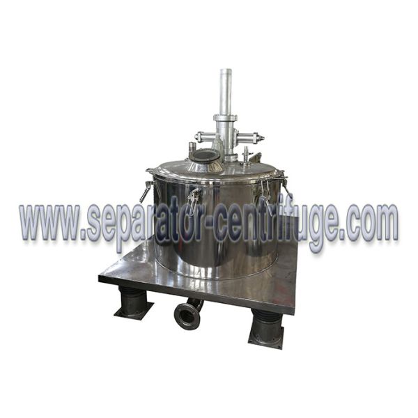 Type manuel centrifugeuse, séparation de panier de décharge de solide-liquide