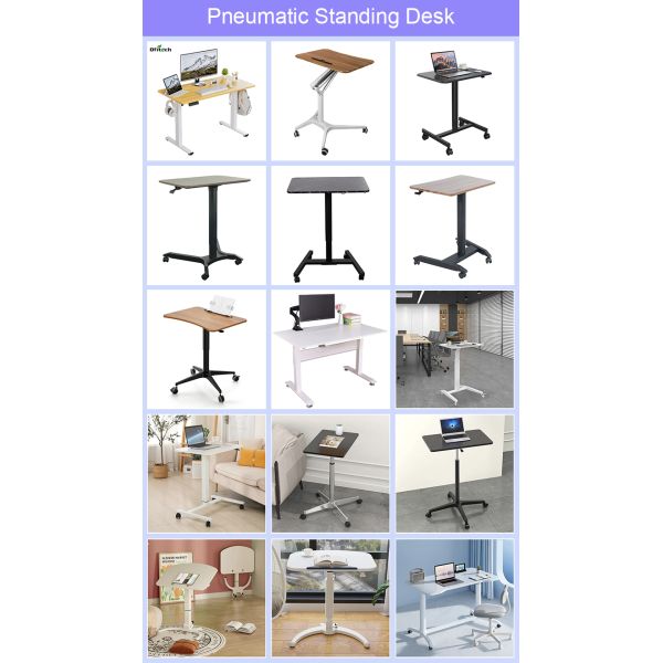 680 мм Пневматический стол Деревянный ноутбук для взрослых