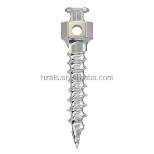 Dental Mini Screw Orthodontics Micro Implant Titanium SS Alloy 1.5mm 2.0mm