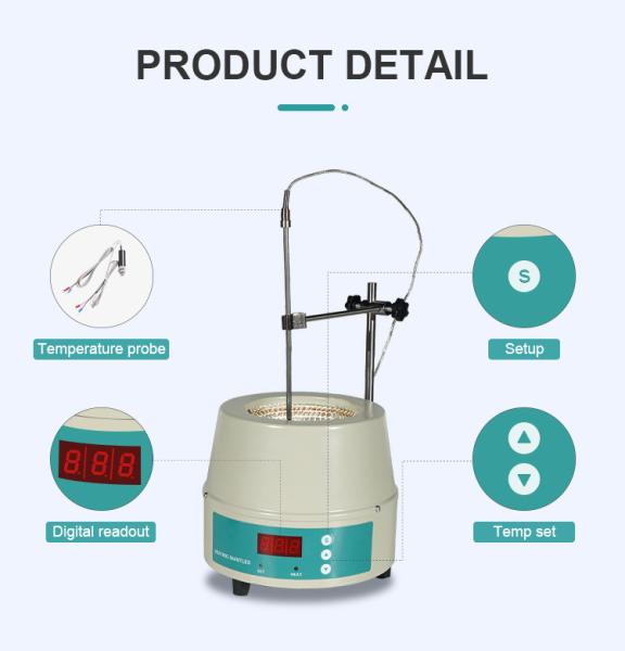 2L Heating Mantle for Lab Supplies Digital and Temperature Control Range RT 20-250 °C