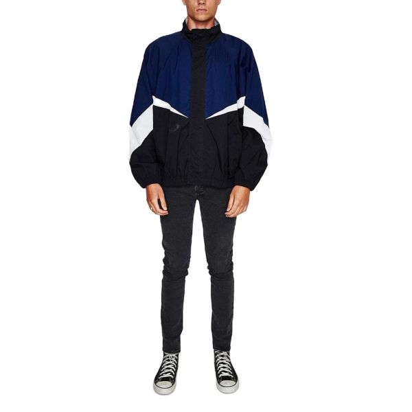 100 Nylon Vintage Mens Windbreaker Jacket Sports Track Jackets