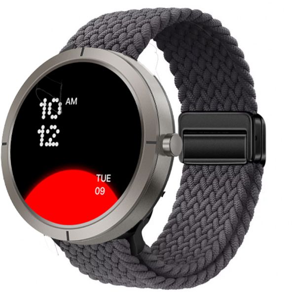 DM76 Outdoor Sport Smart Watch Ultra Thin 1.32'' AMOLED BT Call Reloj Smartwatch With Compass