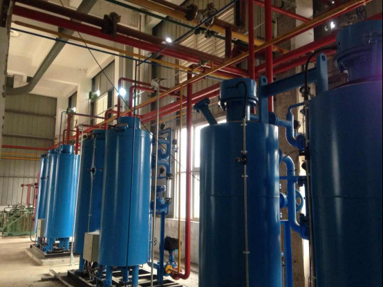 Nitrogen Gas Plant Hydrogenation Purifier 99.9995% 100 Nm3/Hr 6 Bar