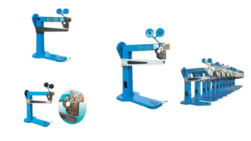 Máquina de costura manual de cartón corrugado para envases de cajas de cartón