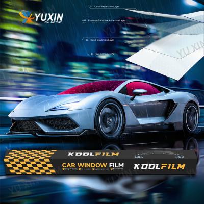 Wholesale 1.52*30m 60% 85% VLT Nano Ceramic Chameleon Window Film in Red Purple Color