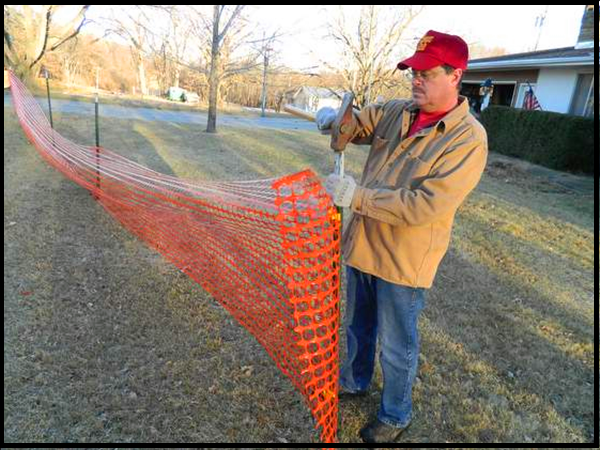 Light Weight Construction Barrier Mesh , Crowd Control Guardian Temporary Plastic Fencing