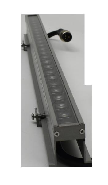 Arruela conduzida linear exterior IP65 da parede de DC42V para a construção