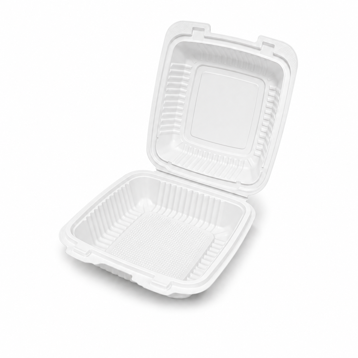 SC-81 Large Square PP Clamshell Takeout Containers for Full Meal Packaging