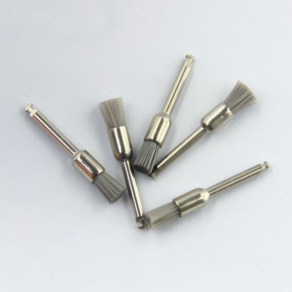 144 Pack Dental Prophy Brush Diadent Abrasive Fiber Flat Head Pen Shape Latch Style