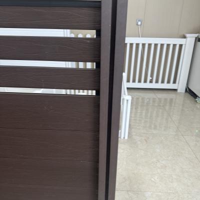 Modern WPC Fence Panel Easy To Install With Interlocking System
