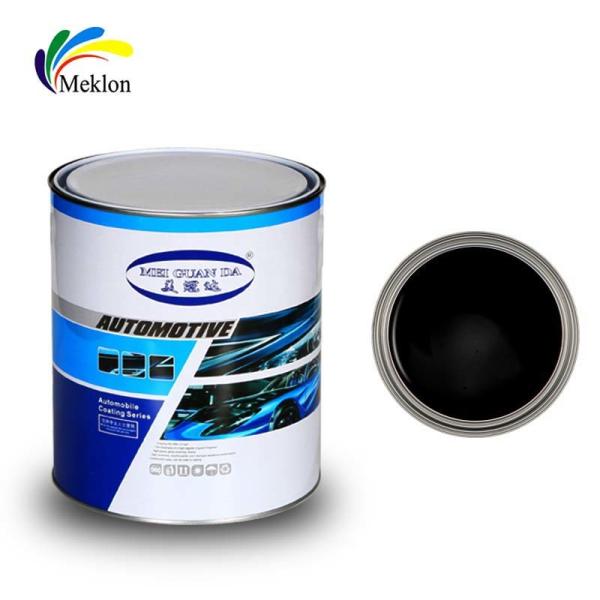 Bonne peinture métallique pour voiture prix 1K Peinture de voiture noire pure en gros