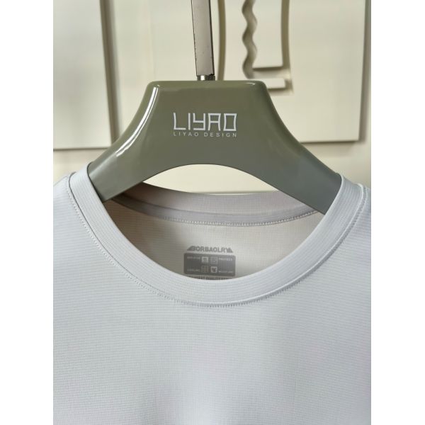 Hot Sale Men's Summer Breathable Solid Lightweight Polo Short Sleeves Sets Polyester/Cotton Fabric