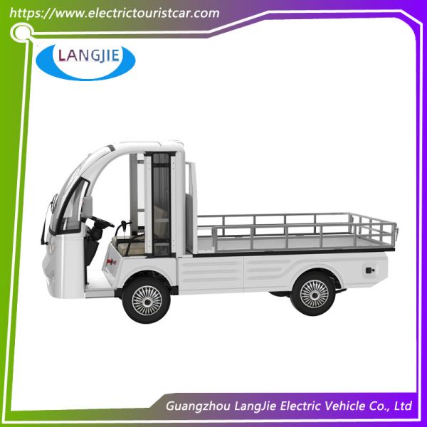 Двухместный электрический багажный тележ для перевозки багажа в отелях и аэропортах