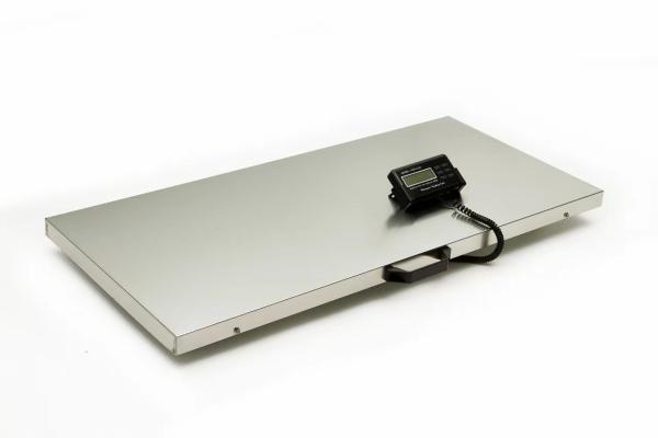 Balance personnalisable de poids pour animaux en acier au carbone 500 kg Capacité maximale 1100 LBS 0,1 kg Précision pour la mesure du poids du bétail