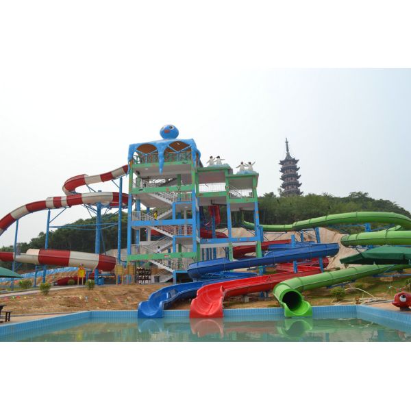 Проект Waterpark занятности, скольжение парка воды Theming малышей оборудования парка воды Gaint