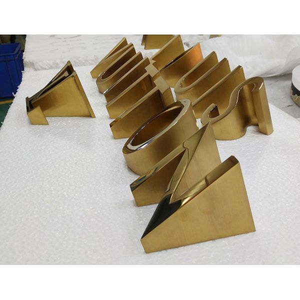 Polished Plated Wall Metal Letters Signs 3 - 10mm Depth