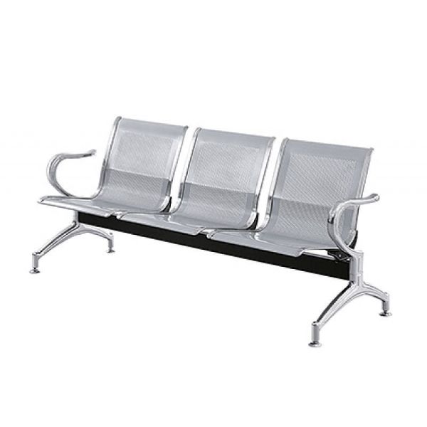 MN-WC002 Hospital Office 3 Seater Steel Chair Public Furniture Reception Room Waiting Chair