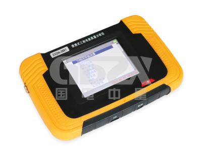 Portable amarelo calibrador do medidor da energia do analisador da qualidade do poder de 3 fases