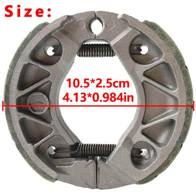 Long Life Easy Install Drum Brake Shoes / 2 Wheeler Brake Shoe For Car Model Motorcycle One Stop Sourcing