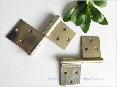 Nickel Plated Kitchen Cabinet Hinges Bright Color Folding Function Furniture Hardware