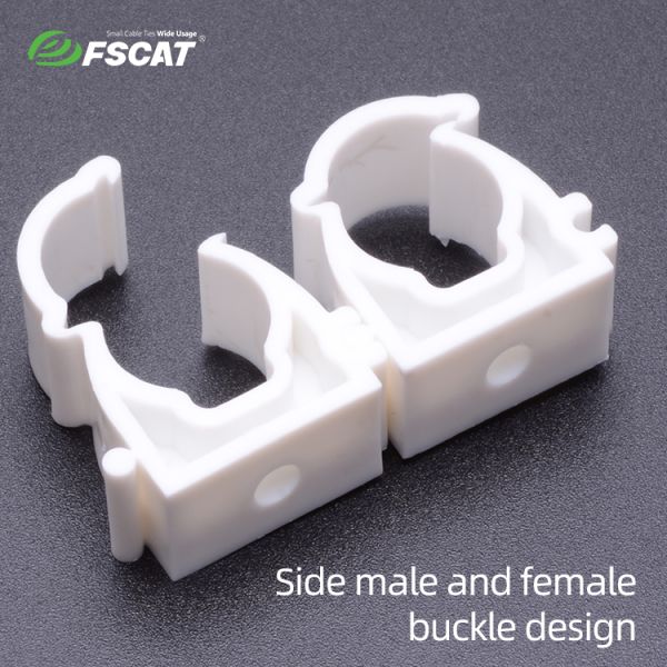 25MM Plastic Pipe Clips Plastic Pipe Clamps Environmental Friendly