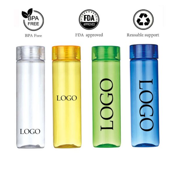 Recycled Portable Eco Friendly RPET Water Bottles 600ml Plastic Water Bottle Personalised Environmental ProtectionWith GRS Certification