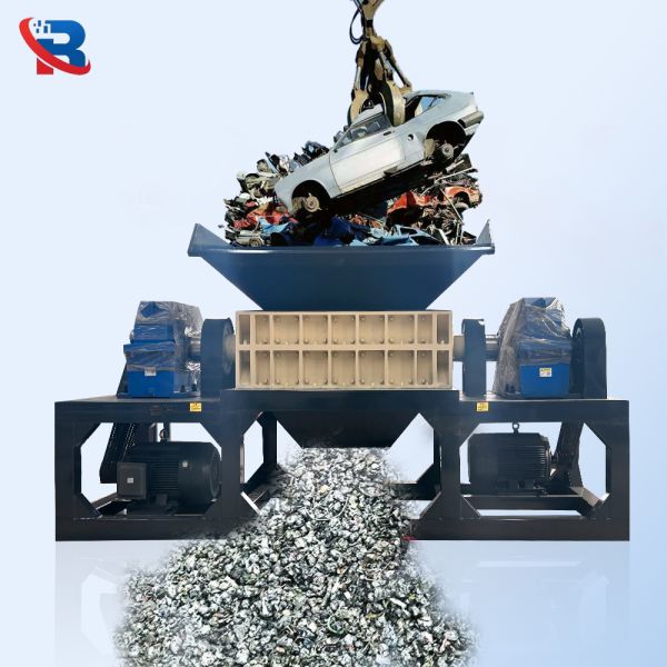 Factory Spot Car Shell Shredder 1500 Heavy Duty Metal Shredder Waste Motorbike