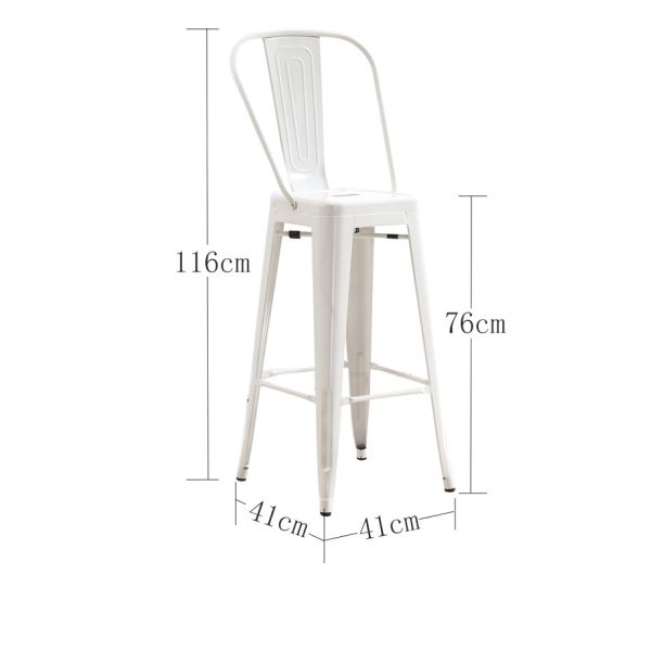 YLX-1109 Aluminium/Steel Loft Style Barstool Chair for Restaurant or Drink Bar