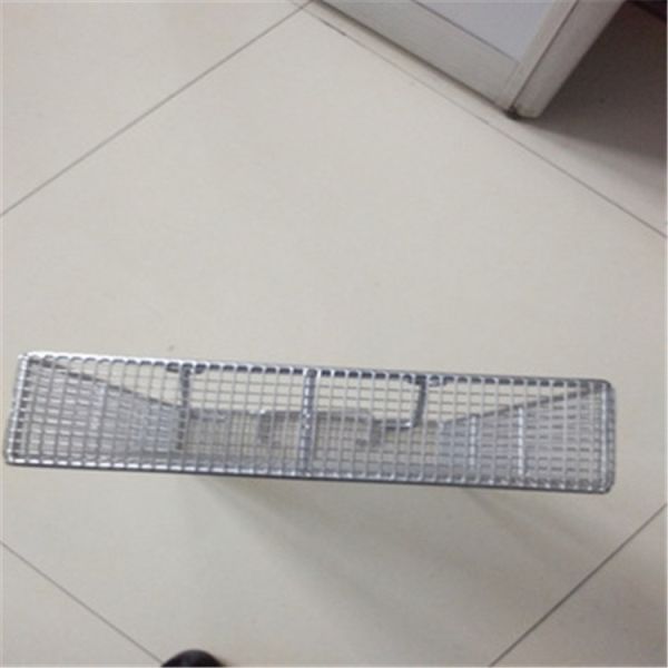 SS 316L Stainless Steel Storage Baskets Customizable Environmental Protection