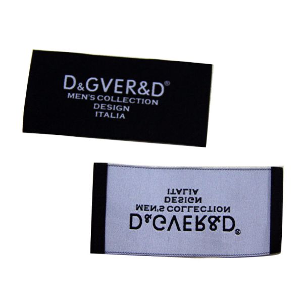 Original Clothing Woven Labels Name Brand personalized woven clothing labels