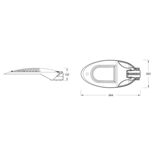 уличный свет модуля СИД 60В 50В на открытом воздухе расквартировывая корпус заливки формы ИП65 алюминиевый