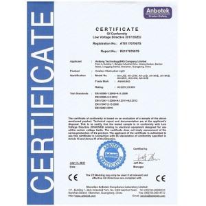 SHENZHEN ANHANG TECHNOLOGY CO., LTD Сертификации